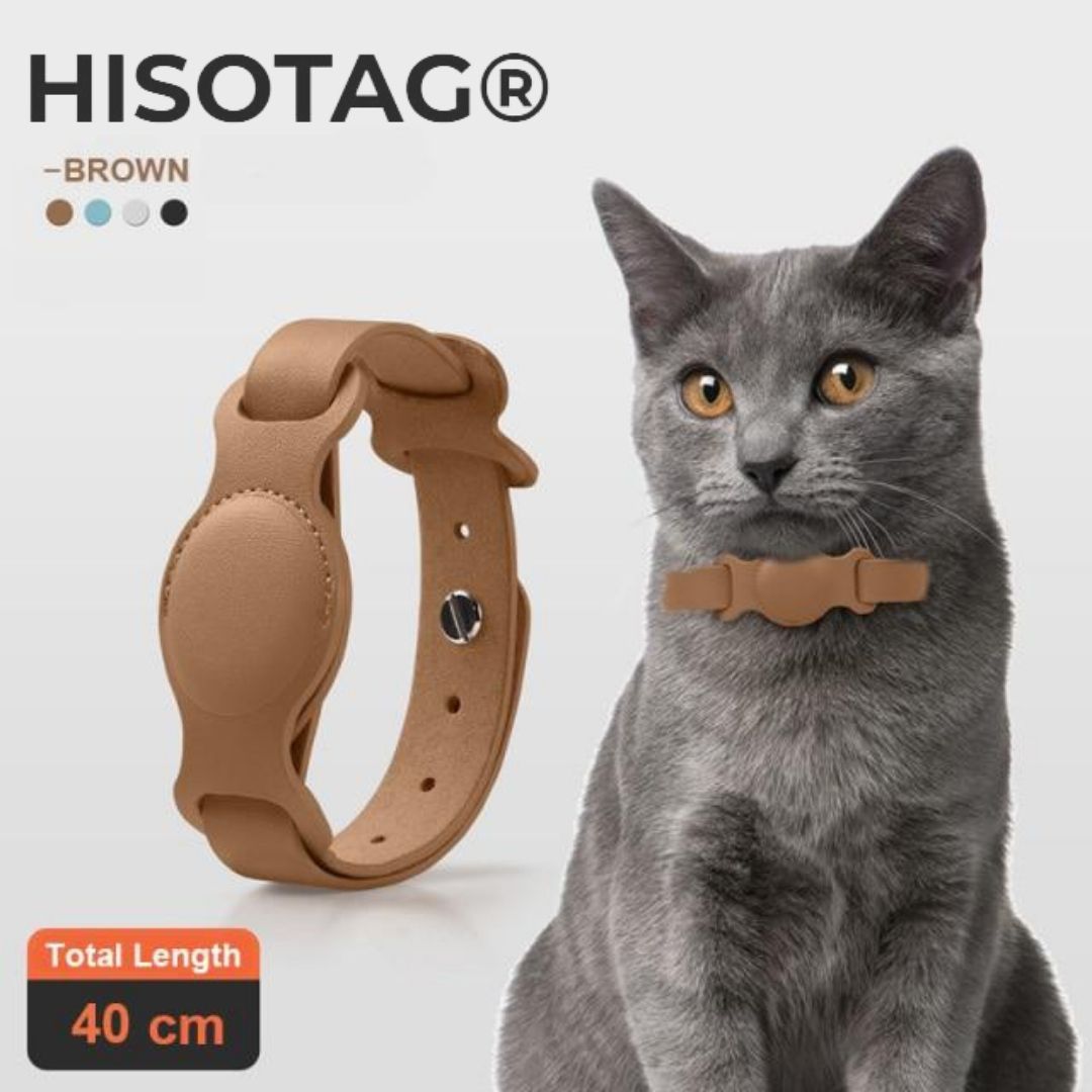 cat collar airtag bown